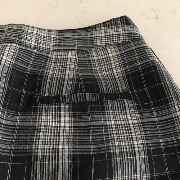 Vuarnet Sport Athletic Plaid Polyester Golf Skirt/Skort Navy + White Sz 2 NWOT - Picture 7 of 13